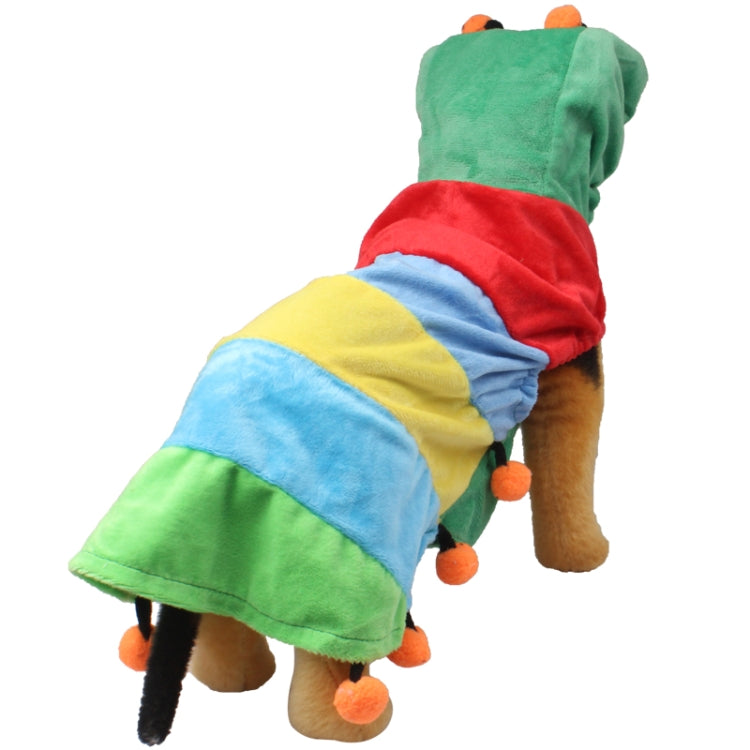 Dog Clothes Velvet Caterpillar Design Pet Clothing