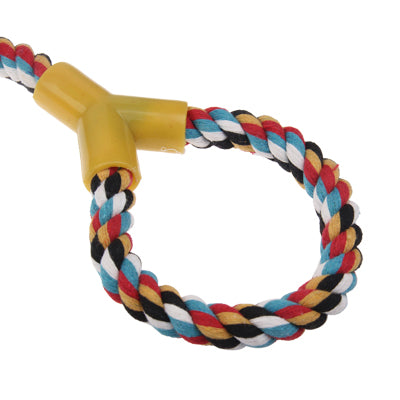 Pet Cotton Rope Toys with Tennis Ball, Pet Toys, Dog Toys, Random Color Delivery