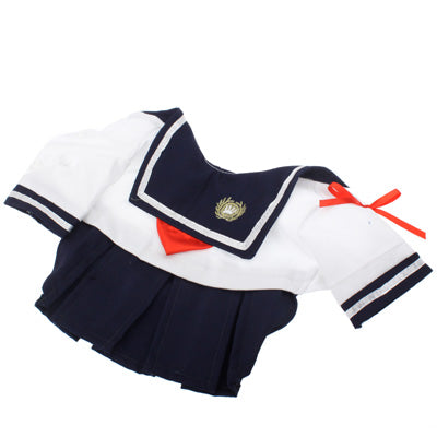 Spring and Summer Sailor / School Uniforms, Suitable for Teddy, Bichon, Poodle, Chihuahua (Size: S / 4-6)