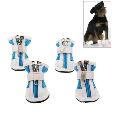 New Fashion Anti-Skidding Dog Shoes / Pet Shoes, Breathable Pet Footwear (4pcs in one pakege and the Price for 4pcs),