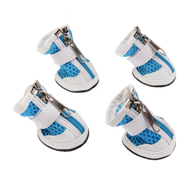 New Fashion Anti-Skidding Dog Shoes / Pet Shoes, Breathable Pet Footwear (4pcs in one pakege and the Price for 4pcs),