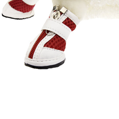 New Fashion Anti-Skidding Dog Shoes / Pet Shoes, Breathable Pet Footwear (4pcs in one pakege and the Price for 4pcs),