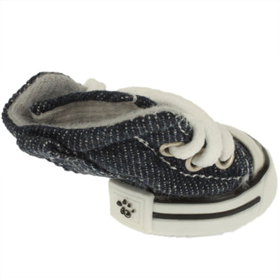 Dark Blue Dog Strap Sports Shoes / Pet Shoes (4pcs in one package and the Price for 4pcs)
