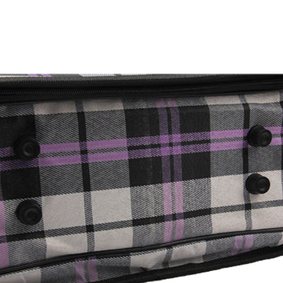 Grid Pattern Travel Totes Dog Carrier Bags, Size: 34 x 16 x 23cm