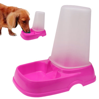 Pet Plastic Basin Automatic Water Dispenser,Capacity: 400ml (Magenta)