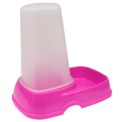 Pet Plastic Basin Automatic Water Dispenser,Capacity: 400ml (Magenta)