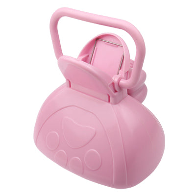 Pet Plastic Pooper Scoopers, Clip Implement, Pick Up Box(Pink)