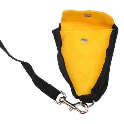Multifunction Pet Walking Food / Money Bag with Lead Rope(Yellow)