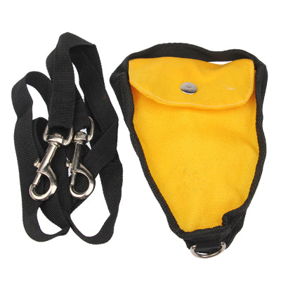 Multifunction Pet Walking Food / Money Bag with Lead Rope(Yellow)