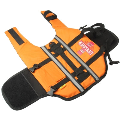 Pet Saver Dog Life Vest Jacket for Swimming Boating Surfing, Size: M(Orange)