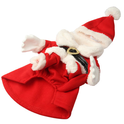 Pet Dogs Cute Outfit Costumes Clothes with Hat for Christmas