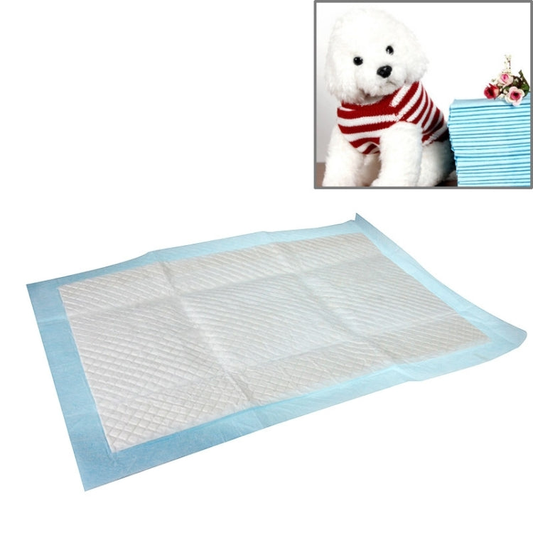 50 pcs Pet Diapers Pads Thickening Waste-absorbing Pad(Blue)