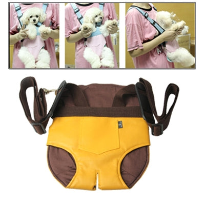 Small Size Soft Double Shoulders Pet Bag Dog Puppy Pack Dog Chest Bag Backpack