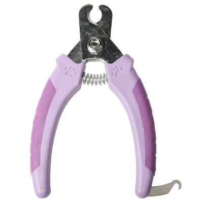 Pet Nail Scissors and Paw Nail File Tool Set(Purple)