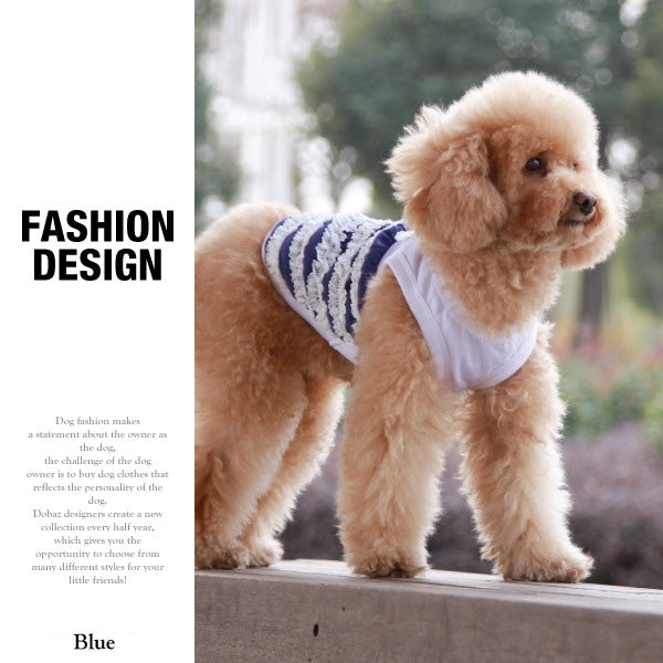 Cute Heart Pattern Pet Dress, Size: XS, Back Length: 20cm, Chest: 30cm, Random Color Delivery