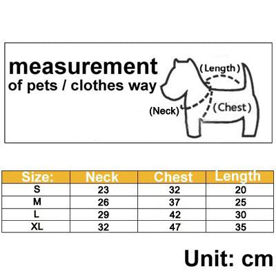 Cartoon Pattern style Vest Clothes for Dog Pet