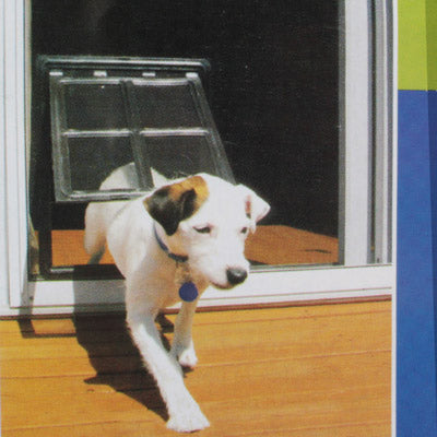 8 x 10 inch (20 x 25cm) Plastic Easy Screen Moustiquaire Pets Door(Black)