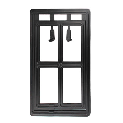 Pet Door for Screen Porte Moustiquaire Pour Animaux,30cm x 40cm(Black)