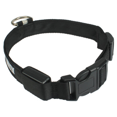 Cute Cartoon Pattern Adjustable 3-Mode LED Flashing Dog Collar, Size: