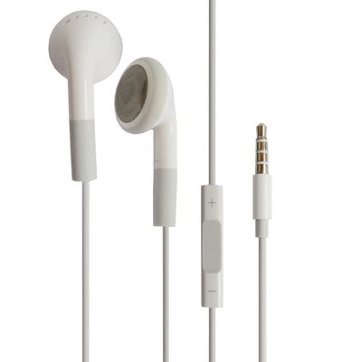 Earphone with Volume Control for iPhone 5 ,4/4S ,3G/3GS (Original Version)(White)
