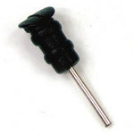 Earphone Slot Anti-dust Stopper for iPhone 4S & 4, iPhone 3G/3GS, iPhone , Pack of 100, Black(Black)