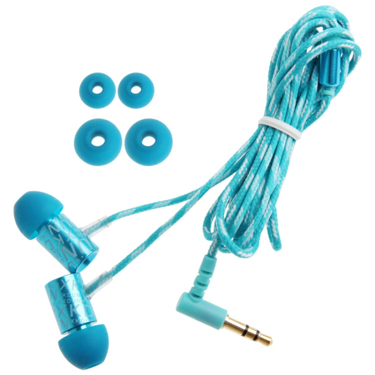 Ultra Light Metal Stereo In-ear Earphone, Suitable for iPad Air / iPad 4 / iPad mini 1 / 2 / 3, iPod touch 5 / 6, CK-660 (Blue)