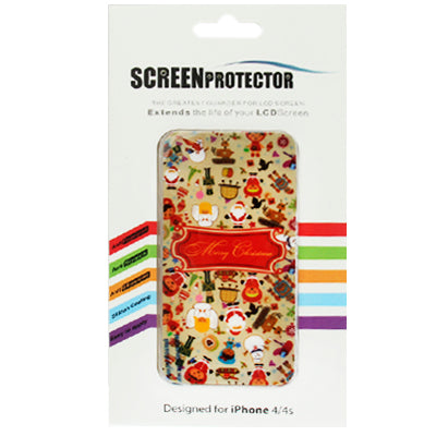 MiNi Christmas Screen Protector for iPhone 4 & 4S