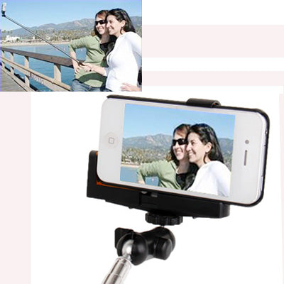 Multi-Function Extendable Mini Handheld Monopod for iPhone 4 & 4S and Camera, Length: 275 - 1125mm (Z07-3)