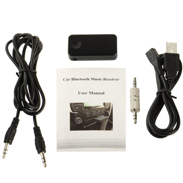 Link-CZBT03 Car Bluetooth Music Receiver with Stereo Output, Wireless Distance: 10m(Black)