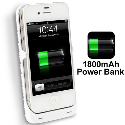 Wireless AV Transmitter, Support Music, Photos, Video, Games and Apps transmission on the TV, with 1800mAh Multifunction External battery, Suitable for iPhone 4 & 4S, iPod Touch