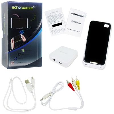 Wireless AV Transmitter, Support Music, Photos, Video, Games and Apps transmission on the TV, with 1800mAh Multifunction External battery, Suitable for iPhone 4 & 4S, iPod Touch