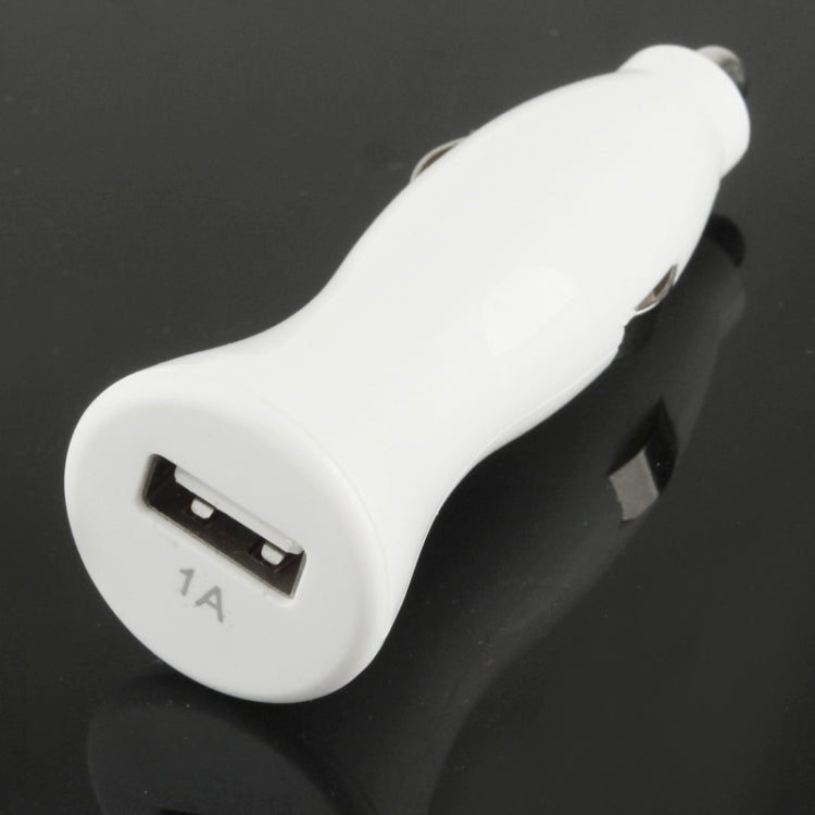 DC 5V / 1A Car Charger, For iPhone, Galaxy,  Huawei, Xiaomi, LG, HTC, other Smart Phones(White)
