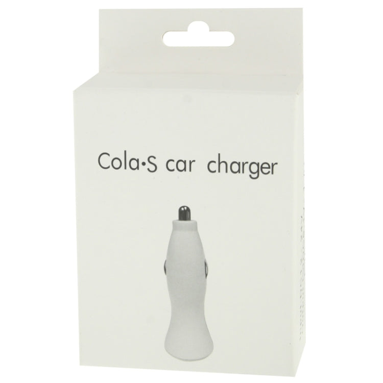 DC 5V / 1A Car Charger, For iPhone, Galaxy,  Huawei, Xiaomi, LG, HTC, other Smart Phones(White)