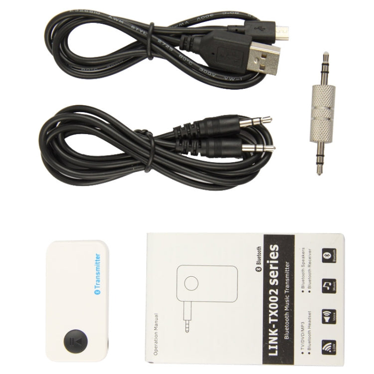 LINK-TX002 Wireless Video & Audio Bluetooth Music Transmission, Wireless Distance: 10m, For iPhone, Galaxy, Huawei, Xiaomi, Google, LG, HTC and other Smartphones
