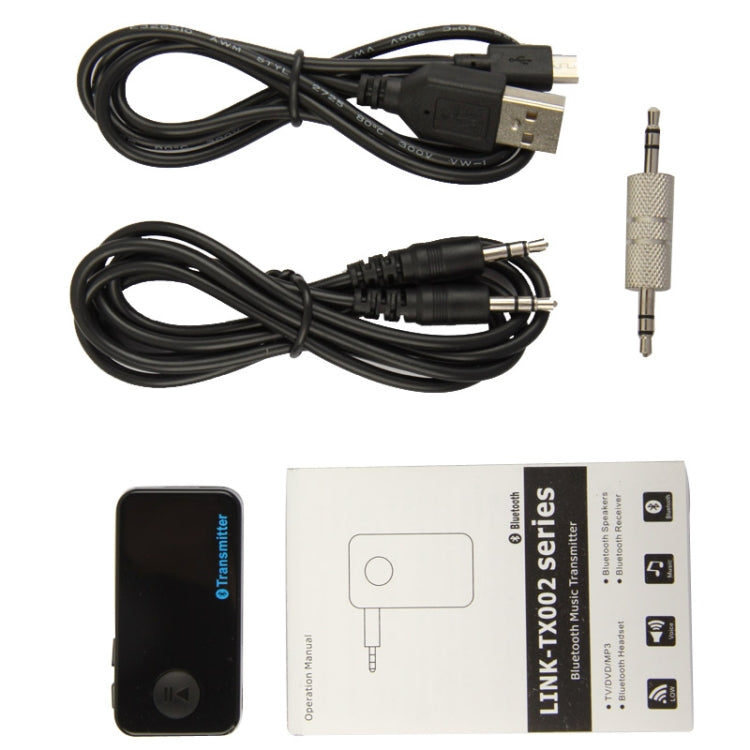 LINK-TX002 Wireless Video & Audio Bluetooth Music Transmission, Wireless Distance: 10m, For iPhone, Galaxy, Huawei, Xiaomi, Google, LG, HTC and other Smartphones
