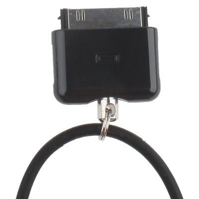 Colorful Fashion Silicone iStrap for iPhone 4 & 4S,3G/3GS,iPod(Black)