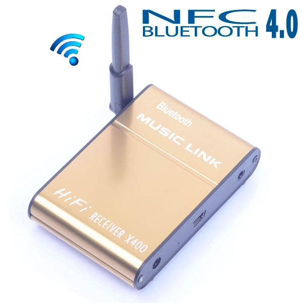 X400 Bluetooth V4.0 Lossless Hi-Fi Audio Receiver / Adapter, For iPhone, Galaxy, Huawei, Xiaomi, Google, LG, HTC and other Smartphones