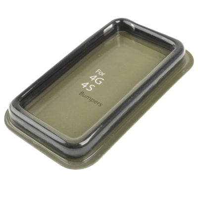 TPU + PC Material Bumper Frame with Keys for iPhone 4 & 4S