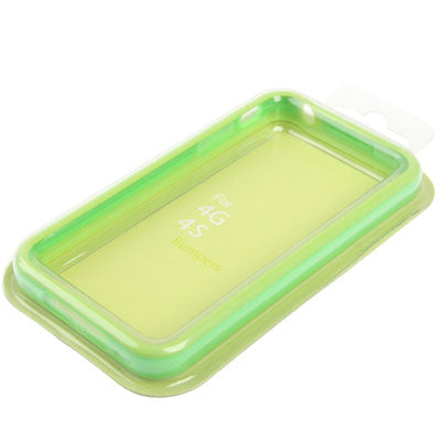 TPU + PC Material Bumper Frame with Keys for iPhone 4 & 4S