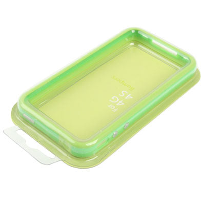TPU + PC Material Bumper Frame with Keys for iPhone 4 & 4S