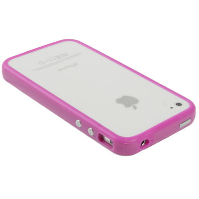 TPU + PC Material Bumper Frame with Keys for iPhone 4 & 4S