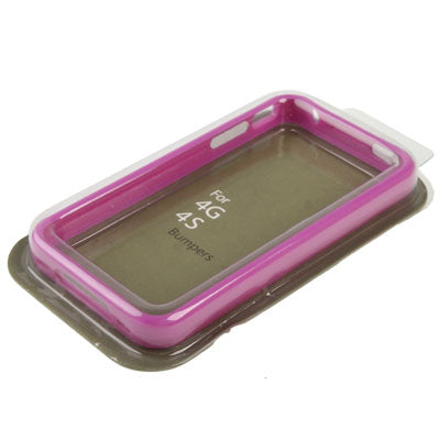 TPU + PC Material Bumper Frame with Keys for iPhone 4 & 4S