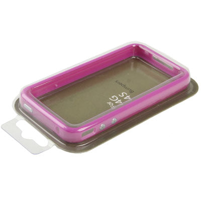 TPU + PC Material Bumper Frame with Keys for iPhone 4 & 4S