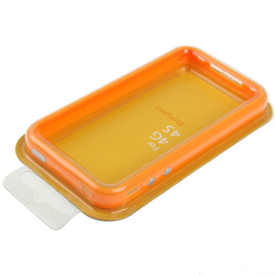TPU + PC Material Bumper Frame with Keys for iPhone 4 & 4S