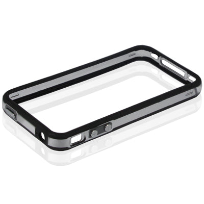 Bumper Frame TPU + PC Case with Keys for iPhone 4 & 4S