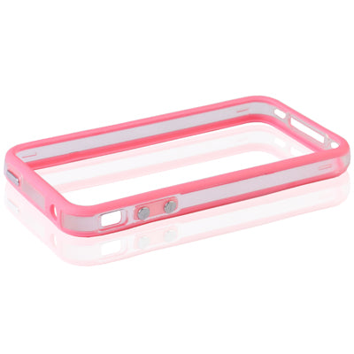 Bumper Frame TPU + PC Case with Keys for iPhone 4 & 4S