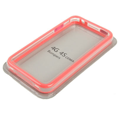 Bumper Frame TPU + PC Case with Keys for iPhone 4 & 4S