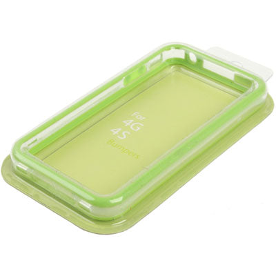 Bumper Frame TPU + PC Case with Keys for iPhone 4 & 4S