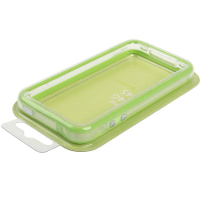 Bumper Frame TPU + PC Case with Keys for iPhone 4 & 4S