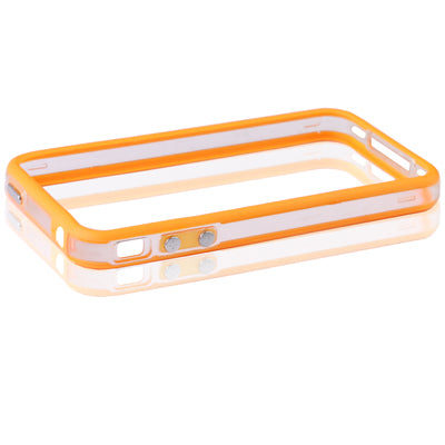 Bumper Frame TPU + PC Case with Keys for iPhone 4 & 4S